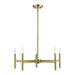 Livex Lighting - 51175-01 - Five Light Chandelier - Copenhagen - Antique Brass