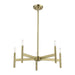 Livex Lighting - 51175-01 - Five Light Chandelier - Copenhagen - Antique Brass