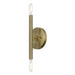 Livex Lighting - 51172-01 - Two Light Wall Sconce - Copenhagen - Antique Brass