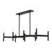 Livex Lighting - 51178-04 - Eight Light Linear Chandelier - Copenhagen - Black