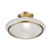 Livex Lighting - 4823-01 - Two Light Semi-Flush Mount - Newburgh - Antique Brass