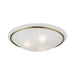 Livex Lighting - 4825-01 - Three Light Semi-Flush Mount - Newburgh - Antique Brass