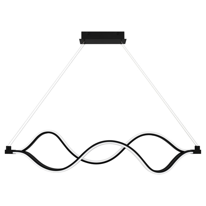 Quoizel - PCBLR138MBK - LED Linear Chandelier - Bleecker - Matte Black