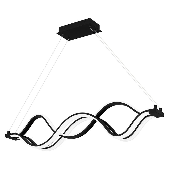 Quoizel - PCBLR138MBK - LED Linear Chandelier - Bleecker - Matte Black