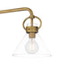Quoizel - WBS136WS - Three Light Linear Chandelier - Webster - Weathered Brass