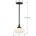 Crystorama - PKR-B8501-BF_CEILING - One Light Ceiling Mount - Parker - Black Forged