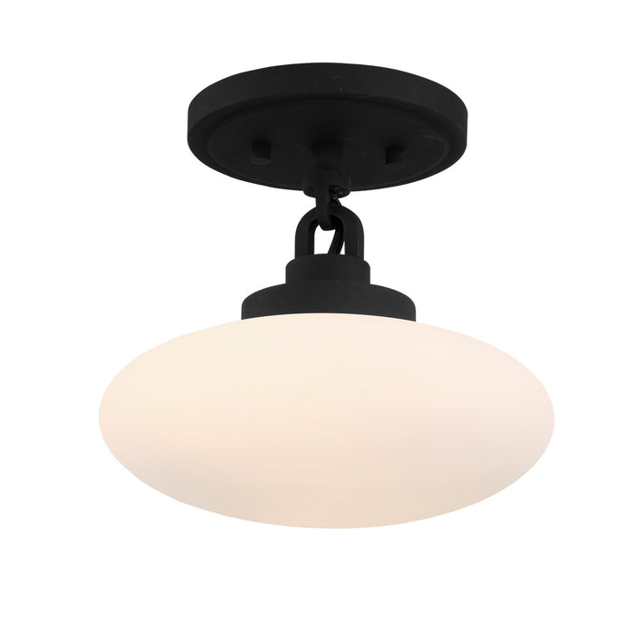Crystorama - PKR-B8501-BF_CEILING - One Light Ceiling Mount - Parker - Black Forged