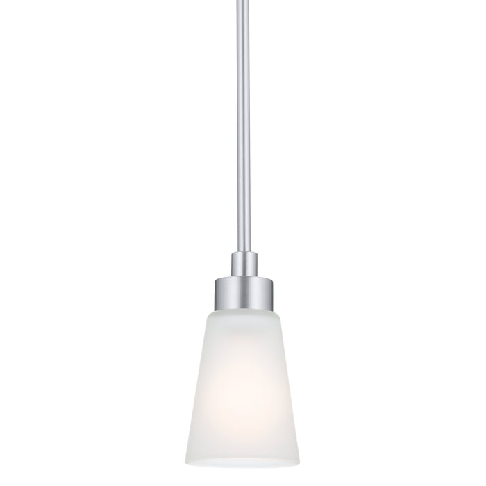 Kichler - 52444NI - One Light Mini Pendant - Erma - Brushed Nickel