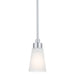 Kichler - 52444NI - One Light Mini Pendant - Erma - Brushed Nickel