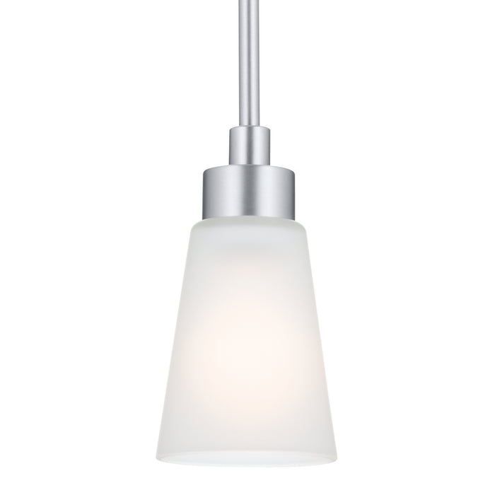 Kichler - 52444NI - One Light Mini Pendant - Erma - Brushed Nickel