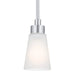 Kichler - 52444NI - One Light Mini Pendant - Erma - Brushed Nickel