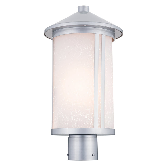 Kichler - 59101BA - One Light Outdoor Post Lantern - Lombard - Brushed Aluminum