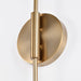 Nuvo Lighting - 60-7394 - Two Light Wall Sconce - Trilby - Matte White / Burnished Brass
