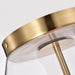 Nuvo Lighting - 60-7419 - Three Light Flush Mount - Dover - Vintage Brass