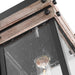 Nuvo Lighting - 60-7542 - One Light Wall Lantern - Homestead - Black / Wood