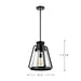 Nuvo Lighting - 60-7553 - One Light Pendant - Everett - Matte Black