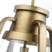 Nuvo Lighting - 60-7564 - One Light Pendant - Everett - Natural Brass