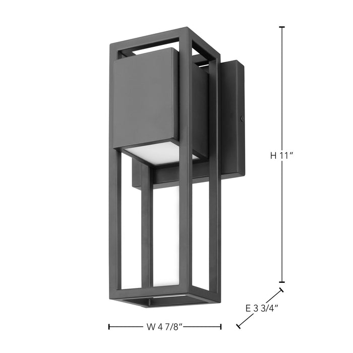 Nuvo Lighting - 62-1653 - LED Wall Lantern - Supreme - Matte Black