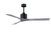 Matthews Fan Company - NK-BK-BW-60 - 60``Ceiling Fan - Nan - Matte Black