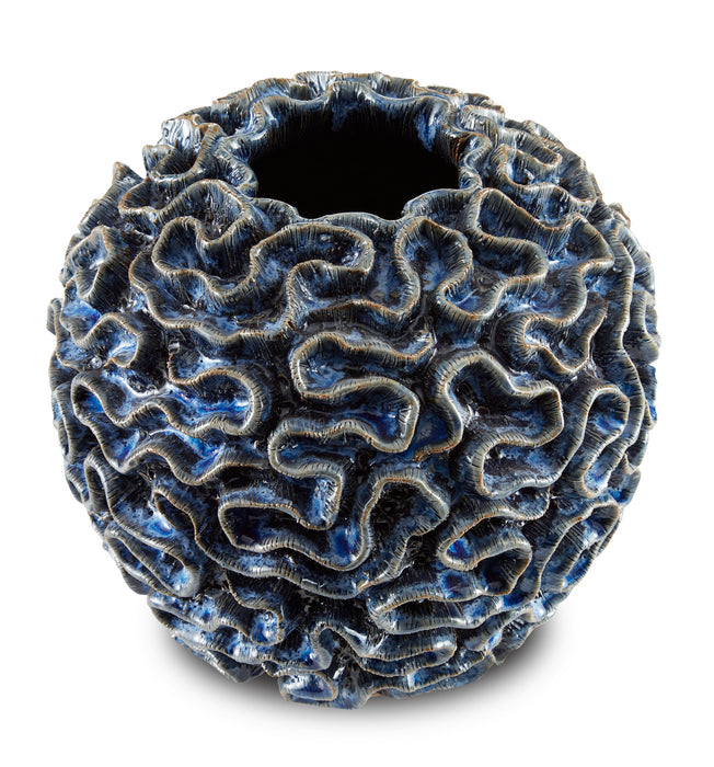 Currey and Company - 1200-0490 - Vase - Blue