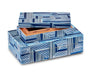 Currey and Company - 1200-0512 - Box - Blue/White