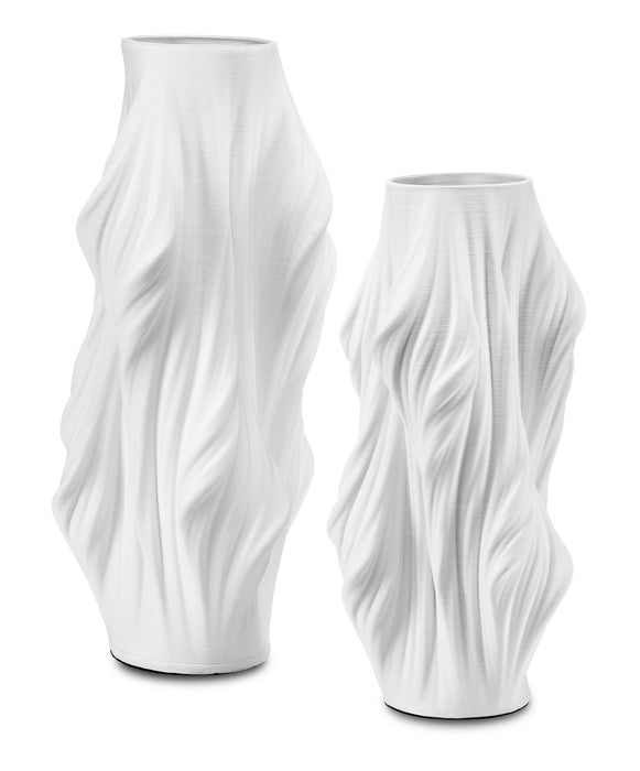Currey and Company - 1200-0519 - Vase - White