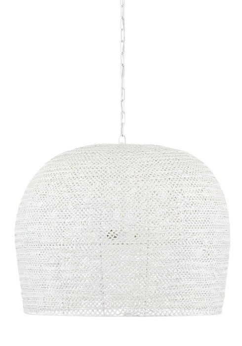 Currey and Company - 9000-0869 - Three Light Chandelier - White