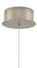 Currey and Company - 9000-0881 - One Light Pendant - Natural/Painted Silver