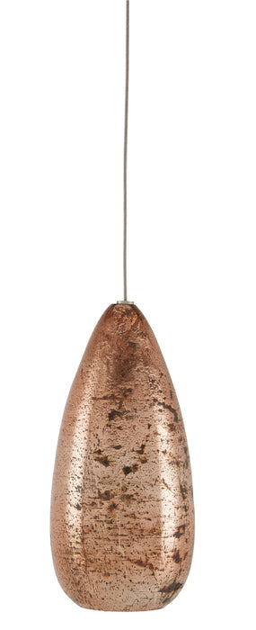 Currey and Company - 9000-0902 - One Light Pendant - Copper/Silver/Painted Silver