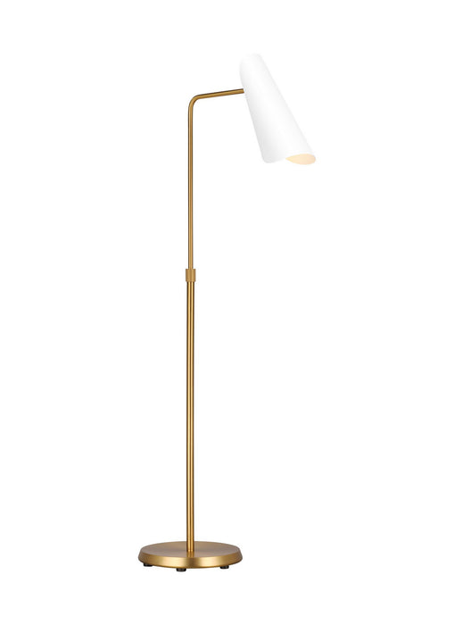 Generation Lighting - AET1001BBSMWT1 - One Light Floor Lamp - Tresa - Burnished Brass