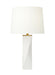 Generation Lighting - CT1211WL1 - One Light Table Lamp - Lagos - White Leather