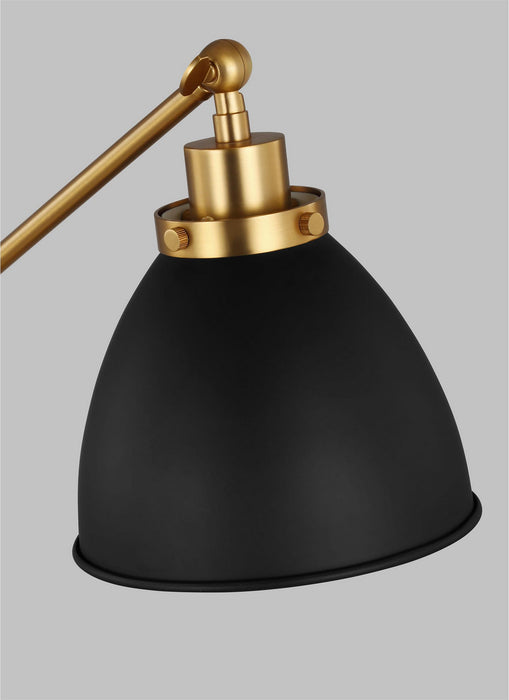 Visual Comfort Studio - CT1101MBKBBS1 - One Light Desk Lamp - Wellfleet - Midnight Black and Burnished Brass