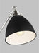 Visual Comfort Studio - CT1131MBKPN1 - One Light Floor Lamp - Wellfleet - Midnight Black and Polished Nickel