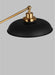 Visual Comfort Studio - CT1141MBKBBS1 - One Light Floor Lamp - Wellfleet - Midnight Black and Burnished Brass
