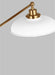 Visual Comfort Studio - CT1141MWTBBS1 - One Light Floor Lamp - Wellfleet - Matte White and Burnished Brass