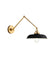 Visual Comfort Studio - CW1171MBKBBS - One Light Wall Sconce - Wellfleet - Midnight Black and Burnished Brass