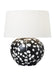 Generation Lighting - HT1011WLBL1 - One Light Table Lamp - Nan - White Leather W Black Leather