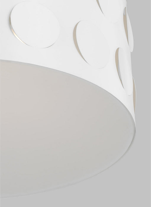 Generation Lighting - KSP1003MWT - Three Light Pendant - Dottie - Matte White