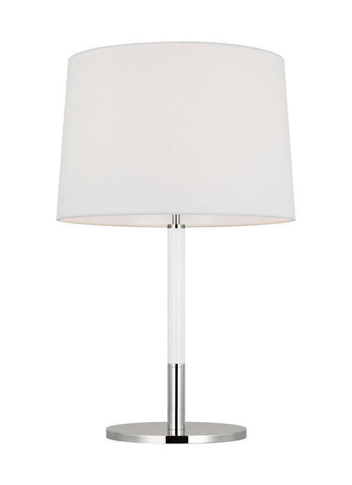 Generation Lighting - KST1041PNGW1 - One Light Table Lamp - Monroe - Polished Nickel