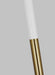 Generation Lighting - KST1051BBSGW1 - One Light Floor Lamp - Monroe - Burnished Brass