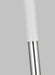 Generation Lighting - KST1051PNGW1 - One Light Floor Lamp - Monroe - Polished Nickel