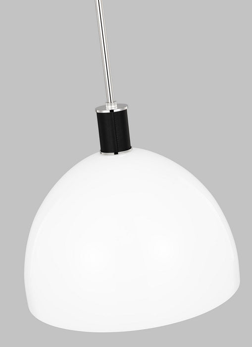 Generation Lighting - LP1061PNMG - One Light Pendant - Hadley - Polished Nickel