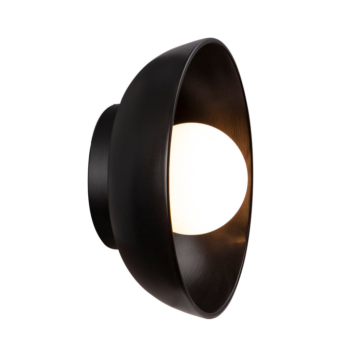 Justice Designs - CER-3030-CRB - Wall Sconce - Ambiance Collection - Carbon - Matte Black