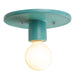 Justice Designs - CER-6275-RFPL - One Light Flush-Mount - Radiance Collection - Reflecting Pool