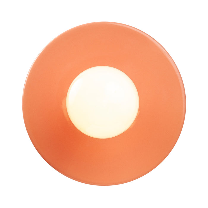 Justice Designs - CER-6320-BSH-CROM-WTCD - One Light Pendant - Radiance Collection - Gloss Blush