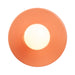 Justice Designs - CER-6320-BSH-CROM-WTCD - One Light Pendant - Radiance Collection - Gloss Blush