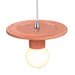 Justice Designs - CER-6320-BSH-CROM-WTCD - One Light Pendant - Radiance Collection - Gloss Blush