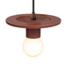 Justice Designs - CER-6320-CLAY-DBRZ-BKCD - One Light Pendant - Radiance Collection - Canyon Clay