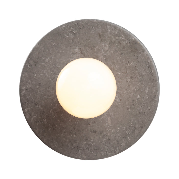 Justice Designs - CER-6320-CONC-CROM-BKCD - One Light Pendant - Radiance - Concrete