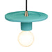 Justice Designs - CER-6320-RFPL-ABRS-BKCD - One Light Pendant - Radiance Collection - Reflecting Pool